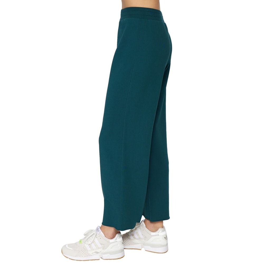NEW Spiritual Gangster High Waist Wide Leg Sweatpants Womens Large Foliage Green - Picture 2 of 15